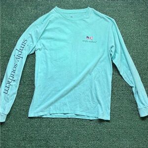 Simply Southern Aqua Long Sleeve Shirt